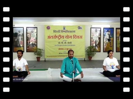 International Day of Yoga @ University of Delhi 2021 (June 21, 2021)