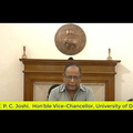 VC's Message on Admissions 2021