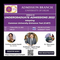 Webinar on Undergraduate Admissions 2022