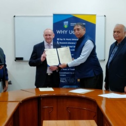 MoU Signing Ceremony between the University of Delhi and University College Dublin, Ireland ( Feb 20, 2023)