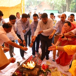 Bhoomi Pujan for new building of DUCC (July 03, 2023)