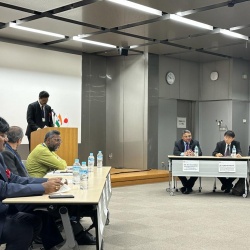VC addressing JST Sakura Science Indian Universities Program 2023 Closing Ceremony (September 29, 2023)