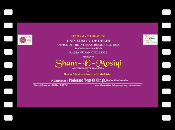 Sham-e-Mosiqi : A Musical Extravaganza by Havas Musical Group of Uzbekistan at University of Delhi